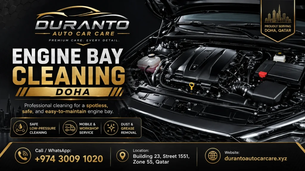 engine bay cleaning Doha