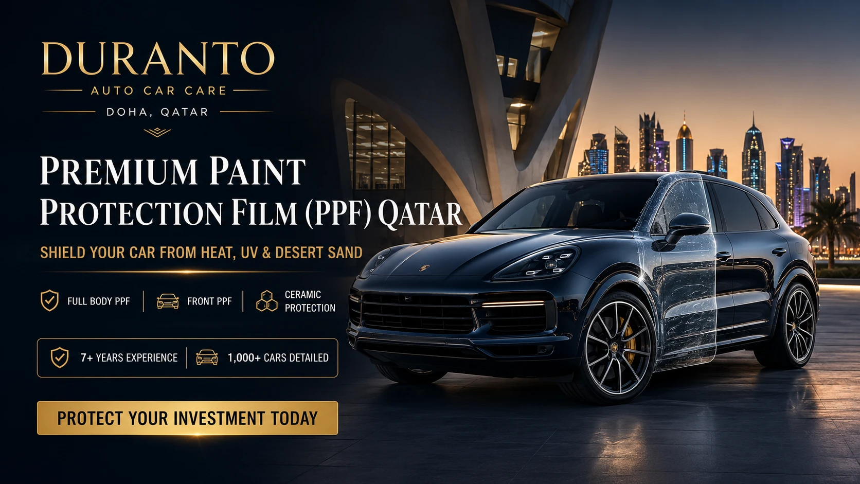 full body PPF vs front PPF Qatar