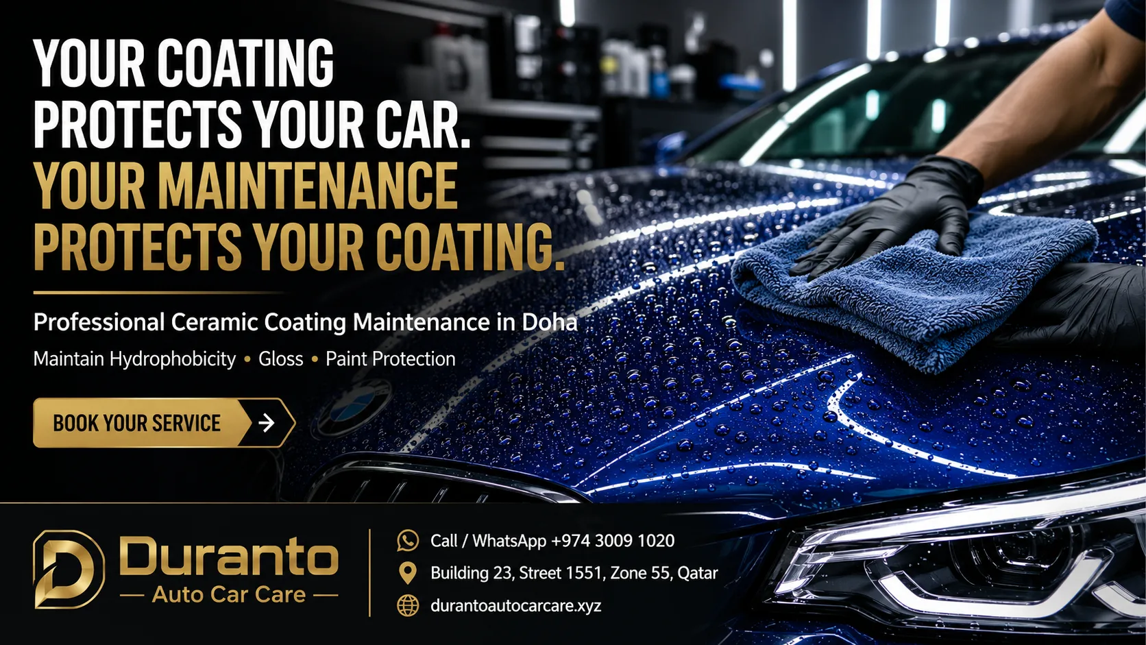 Ceramic coating maintenance Qatar