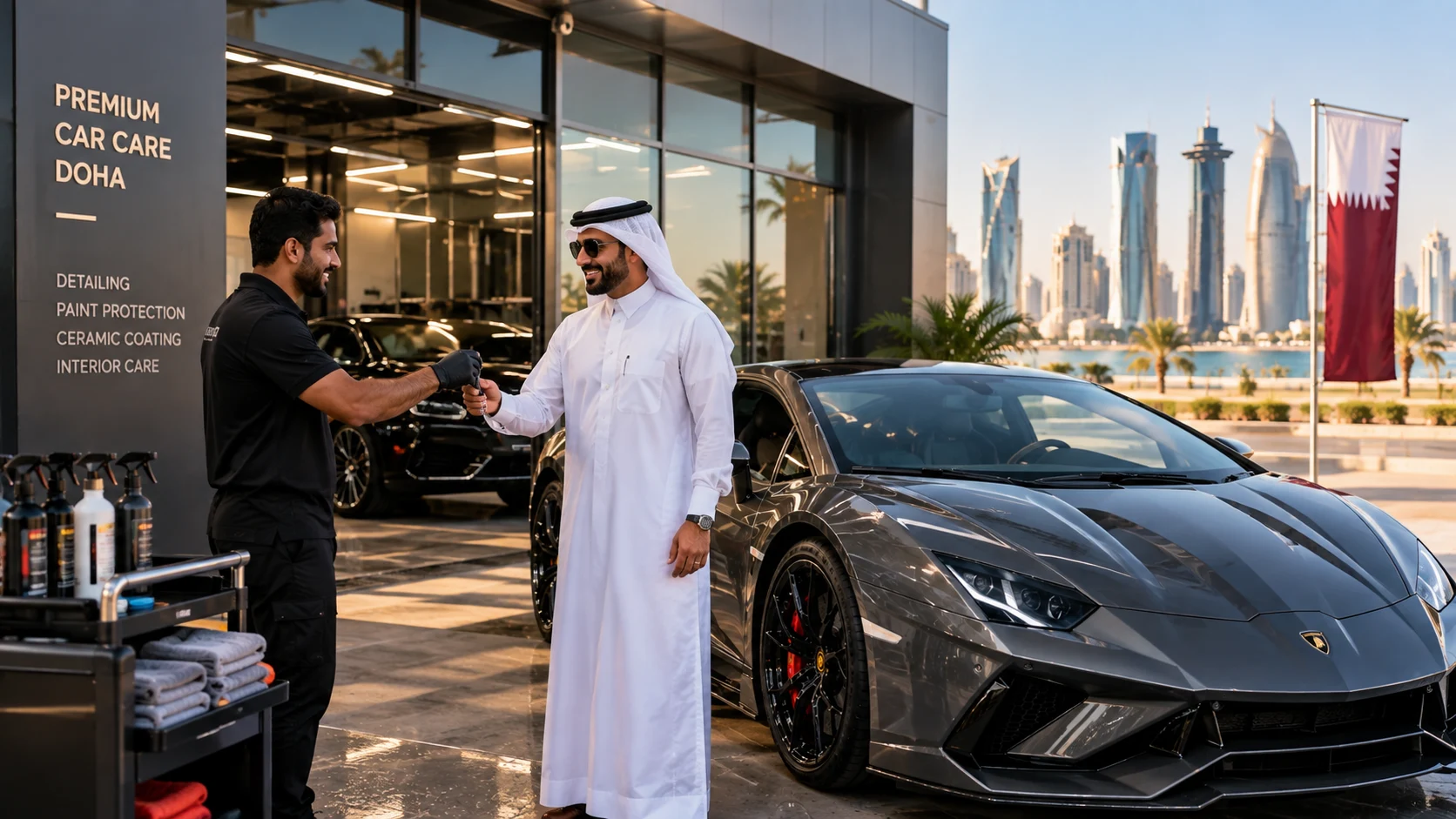 Supercar detailing Qatar Supercar detailing Qatar